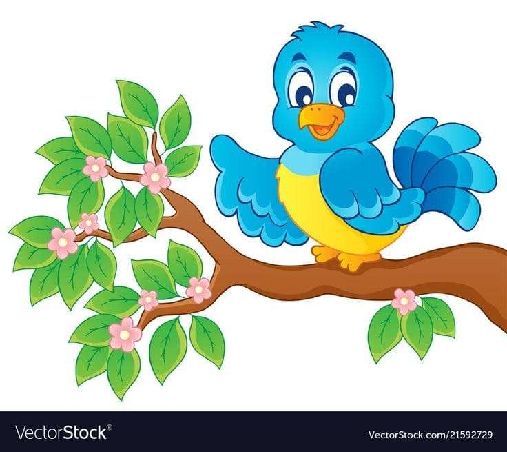 oiseau sur la branche puzzle en ligne