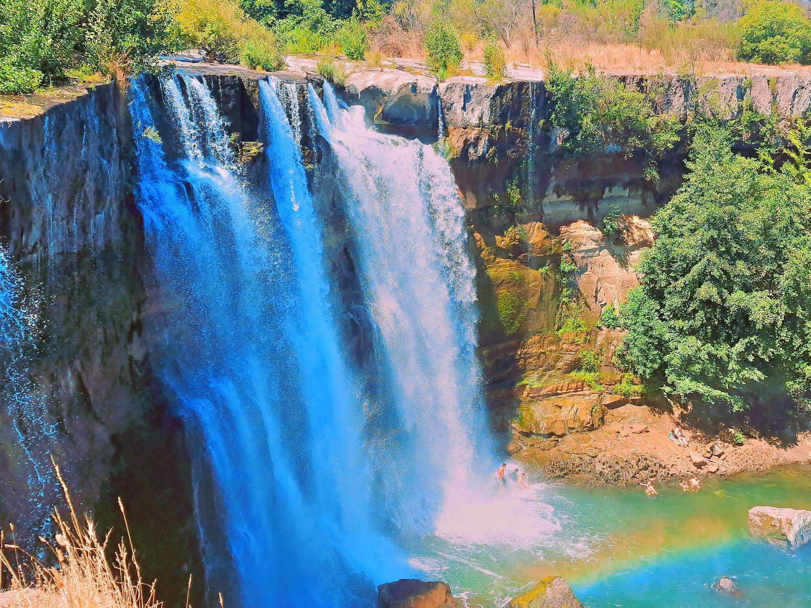 Laja-Wasserfälle Online-Puzzle