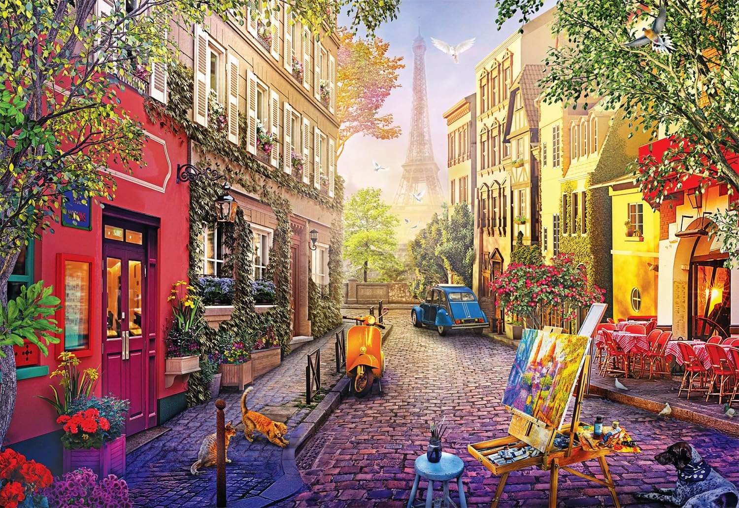 A morning in Paris jigsaw puzzle online