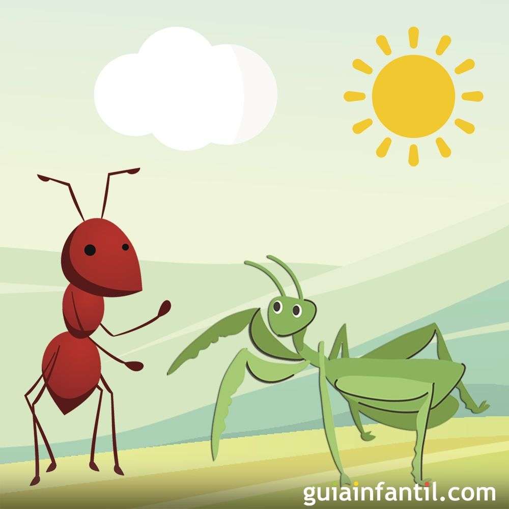 la cavalletta e la formica puzzle online