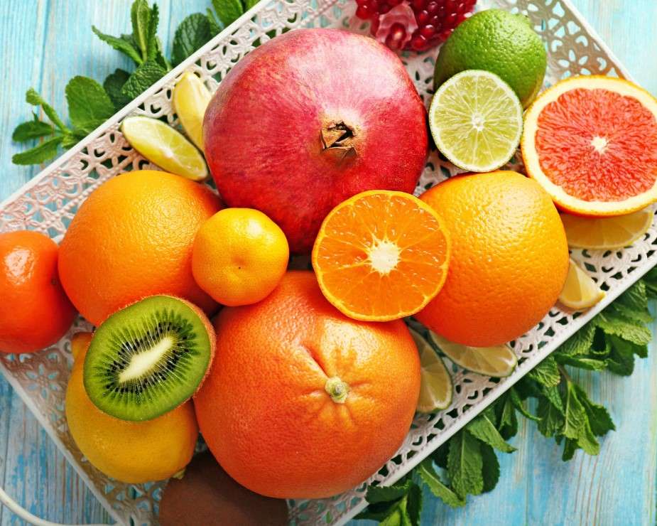 Цитрусові фрукти пазл онлайн