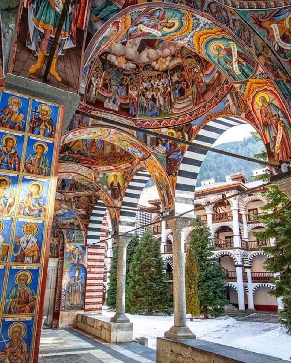 Рилски манастир - България онлайн пъзел