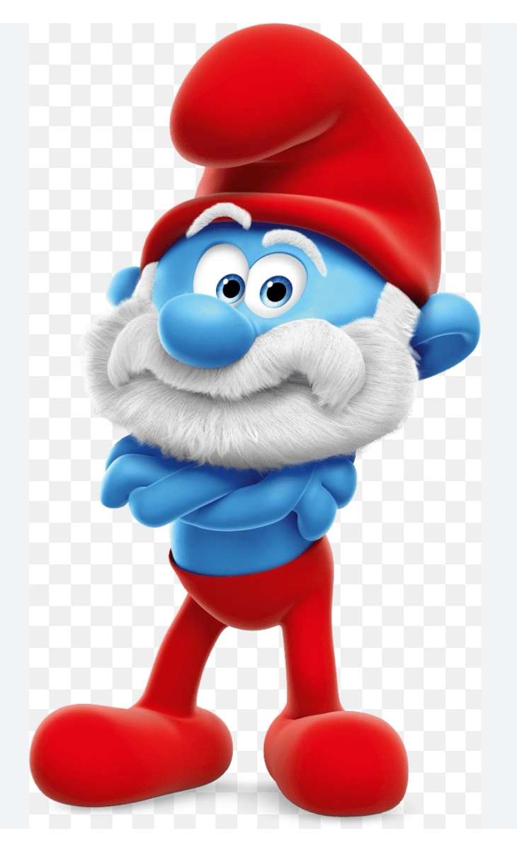 Pappa smurf pussel på nätet