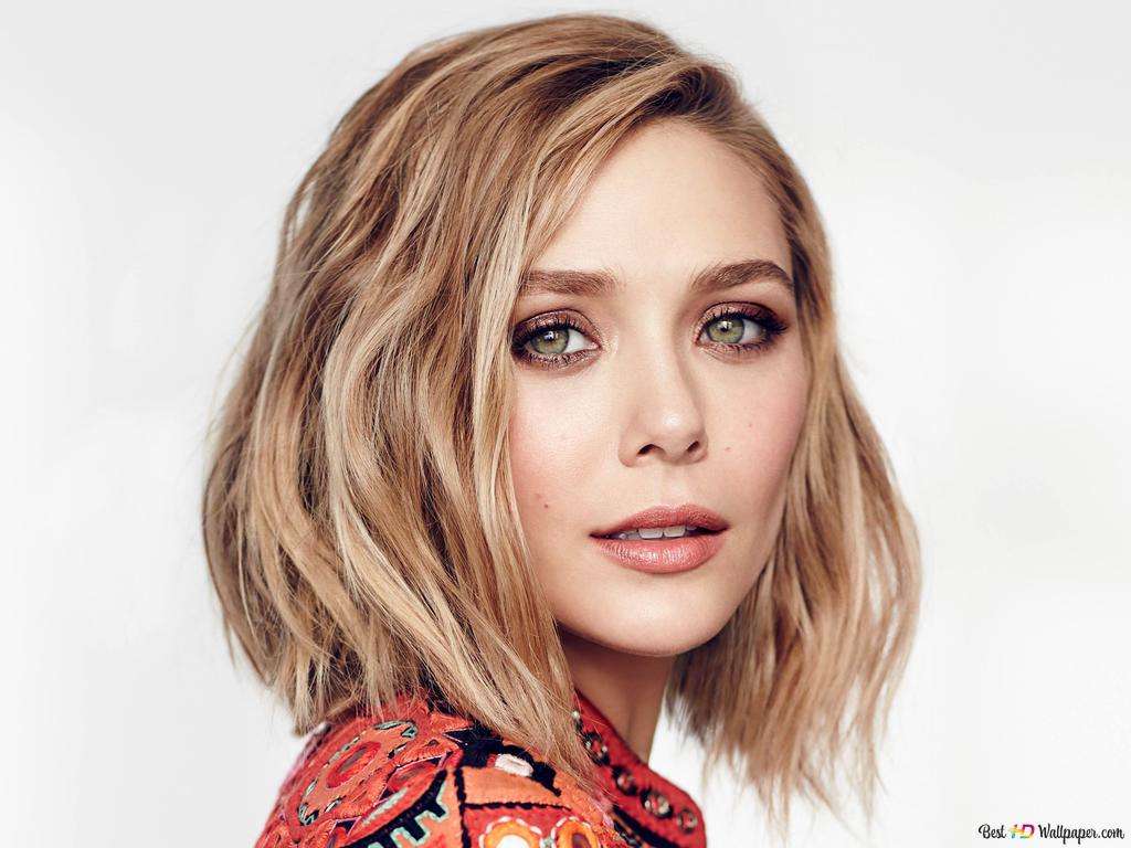 Imagine de fundal elizabeth olsen 2 jigsaw puzzle online