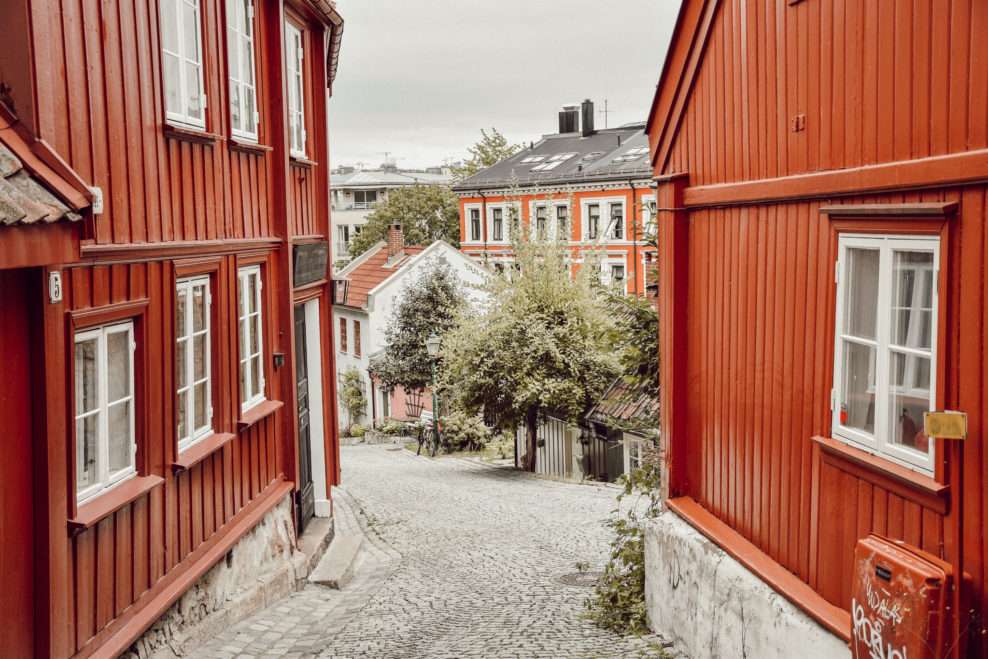 Uma rua em Oslo quebra-cabeças online