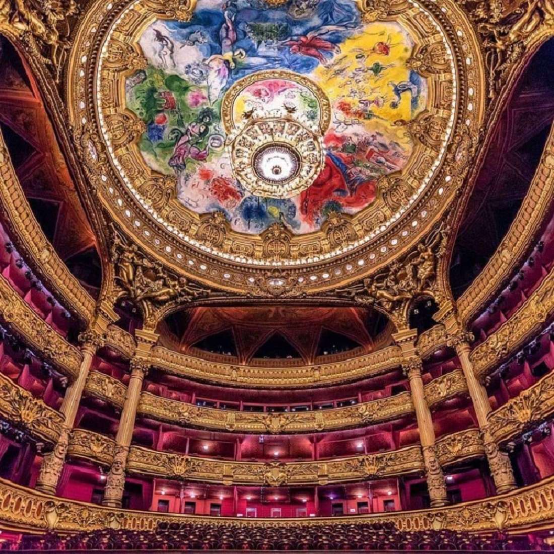 Опера Гарние - Париж - Франция онлайн пъзел