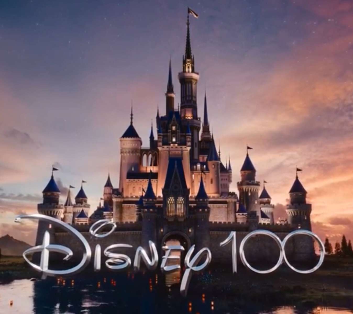 Disney 100 logotyp❤️❤️❤️❤️❤️ pussel på nätet