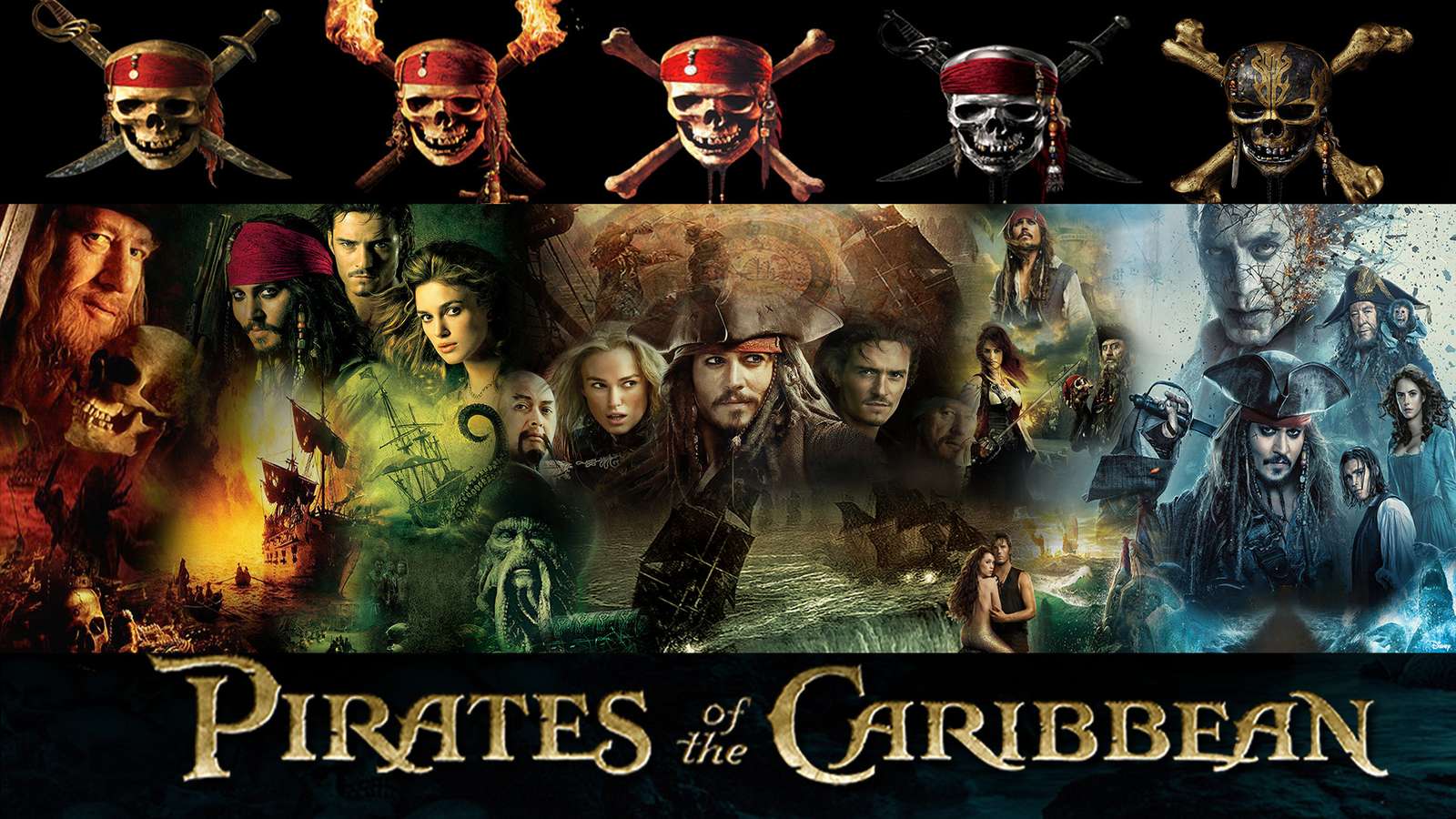serie piratas del caribe rompecabezas en línea