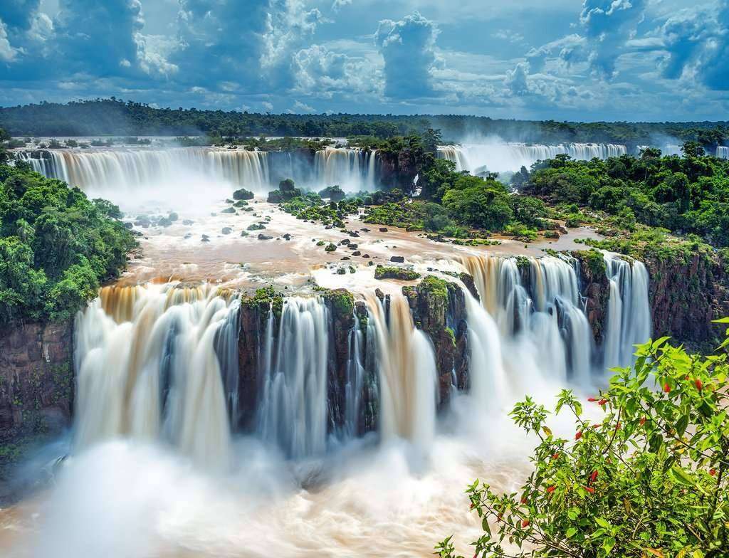 Chutes d'Iguazu puzzle en ligne