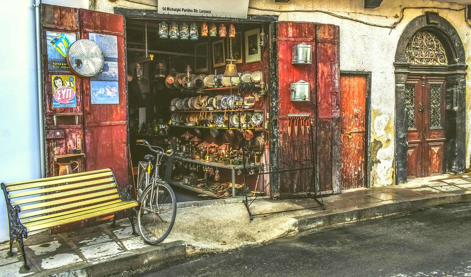 "Hardware" winkel zoals vroeger (Cyprus, Larnaca) legpuzzel online