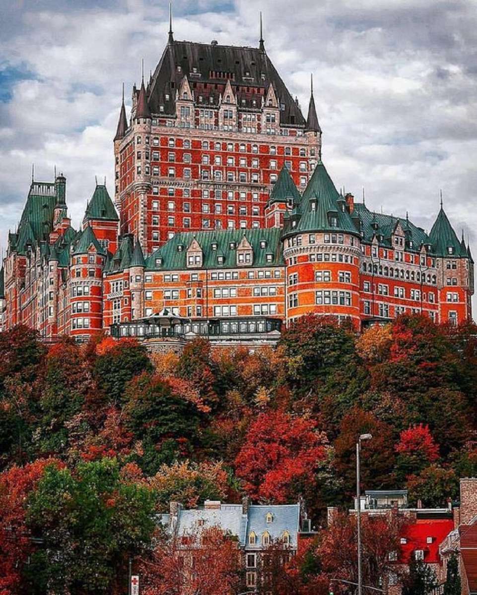 Hotel Frontenac – Quebec – Kanada Puzzlespiel online