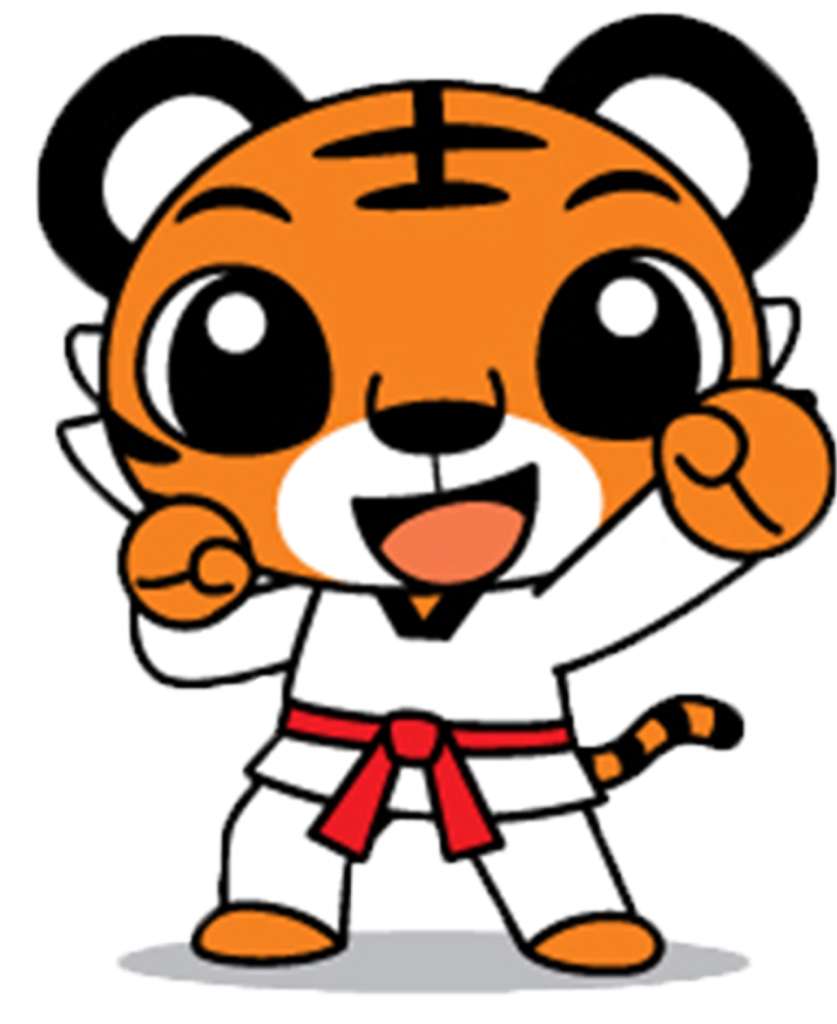 tijger doet taekwondo legpuzzel online