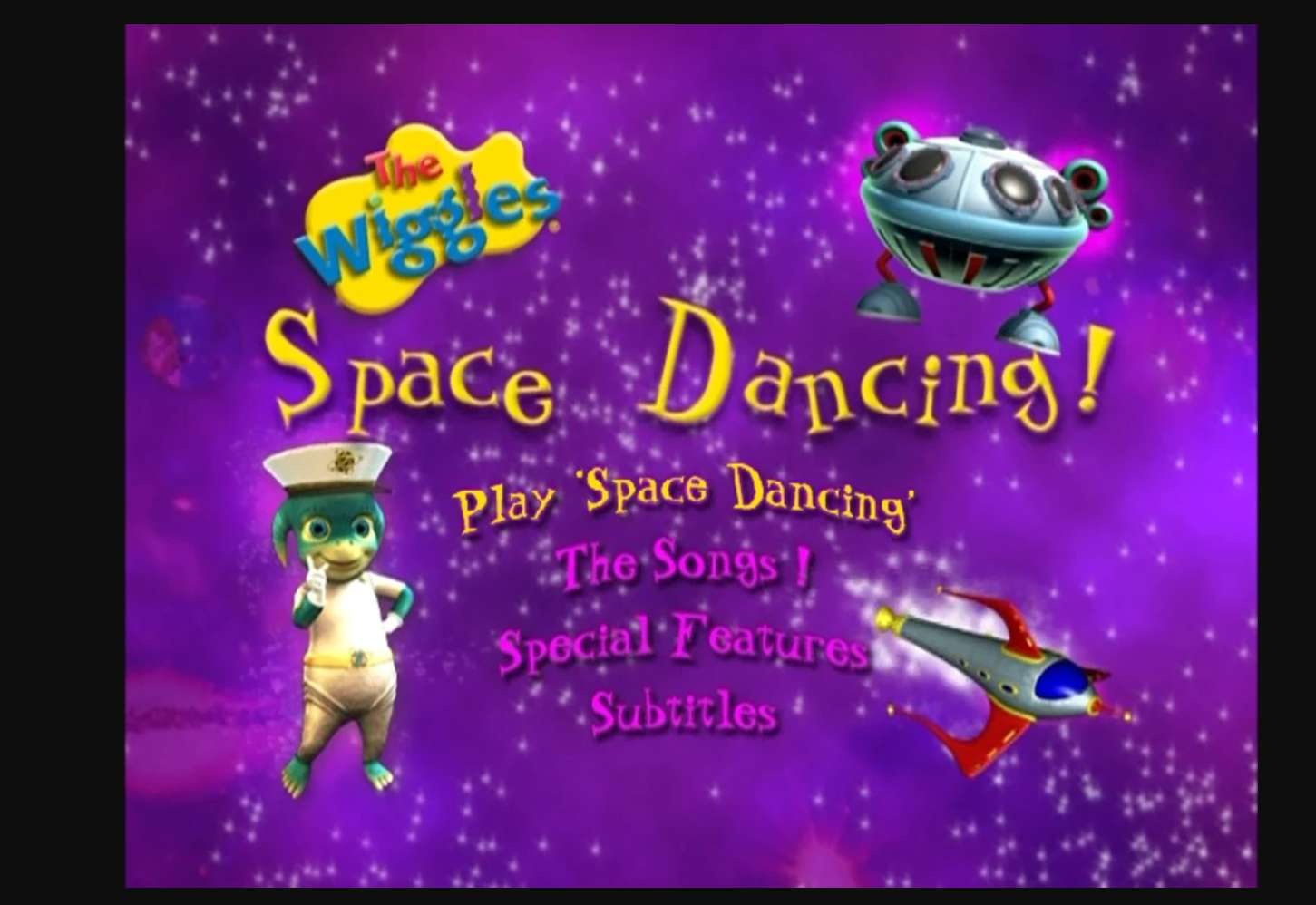 Menu DVD Space Dancing 2003 Wiggles puzzle en ligne