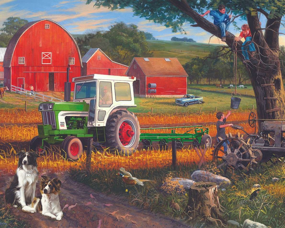 Farm in the countryside jigsaw puzzle online