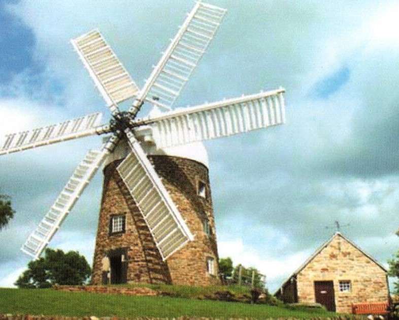 Starý typ větrného mlýna online puzzle