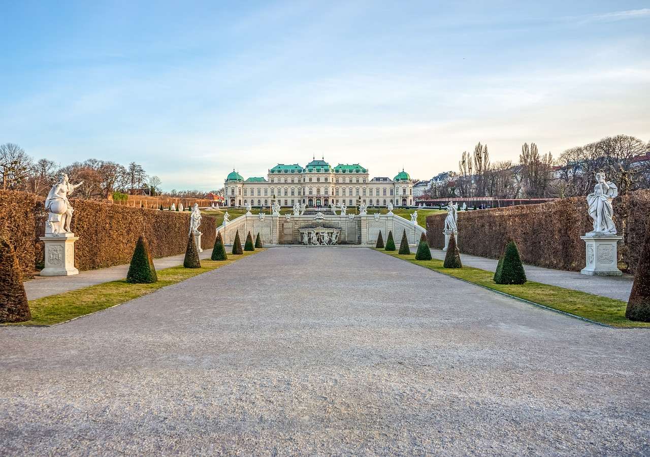 Vienne, Belvédère, Autriche puzzle en ligne