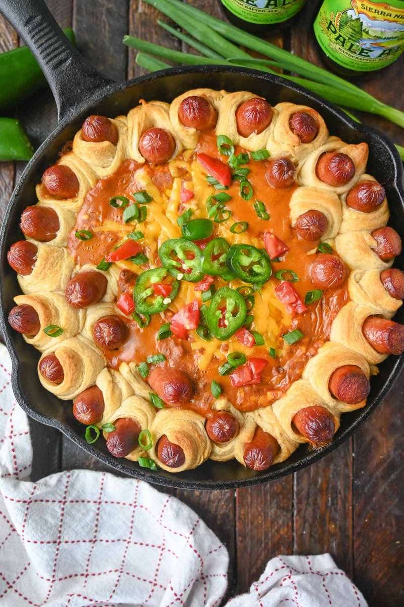 Chilis Cheese Dog Dip online puzzle