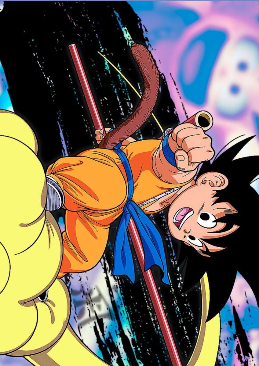Goku in de escaperoom legpuzzel online