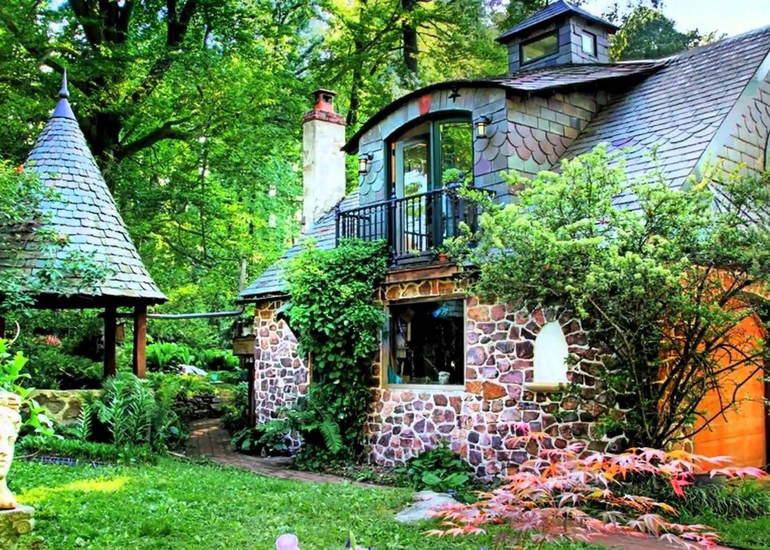 Una favolosa casa nel bosco puzzle online
