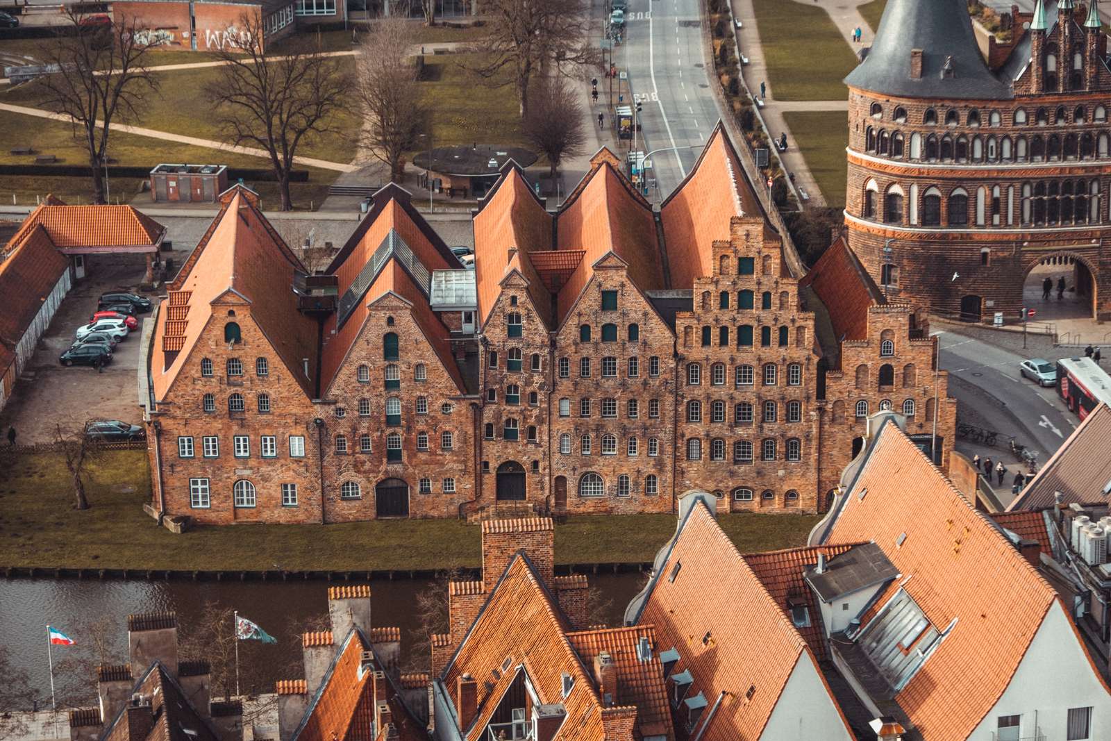 Salzspeicher, Lübeck, Duitsland online puzzel