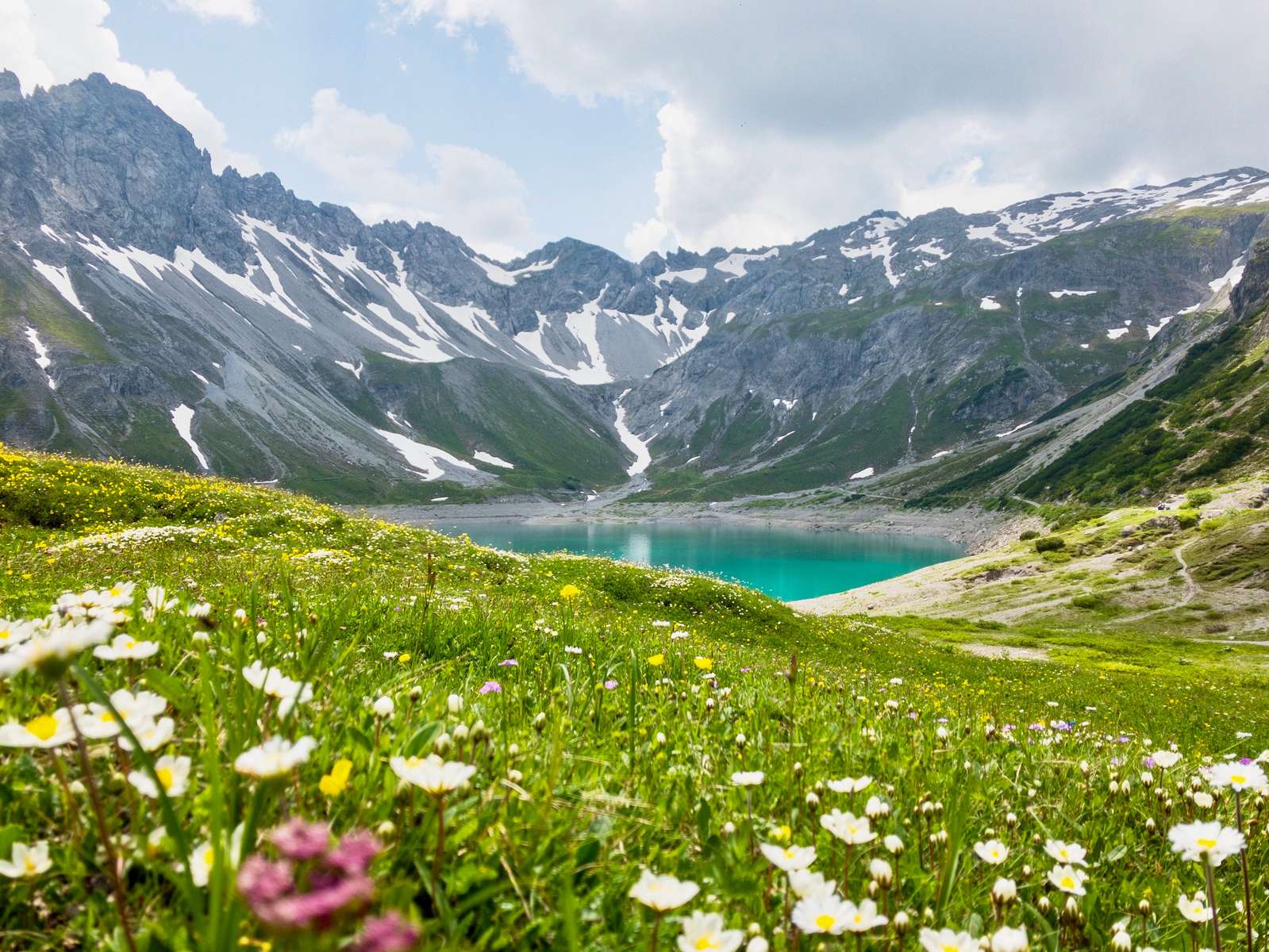 Lunersee Форарльберг Австрія пазл онлайн