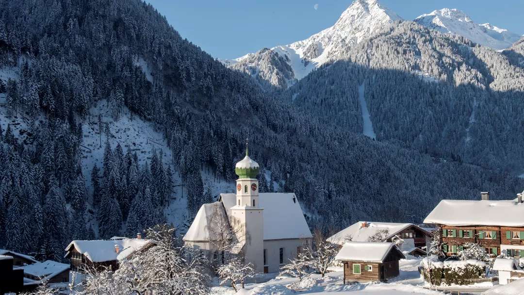 St Gallenkirch Vorarlberg Österrike Pussel online