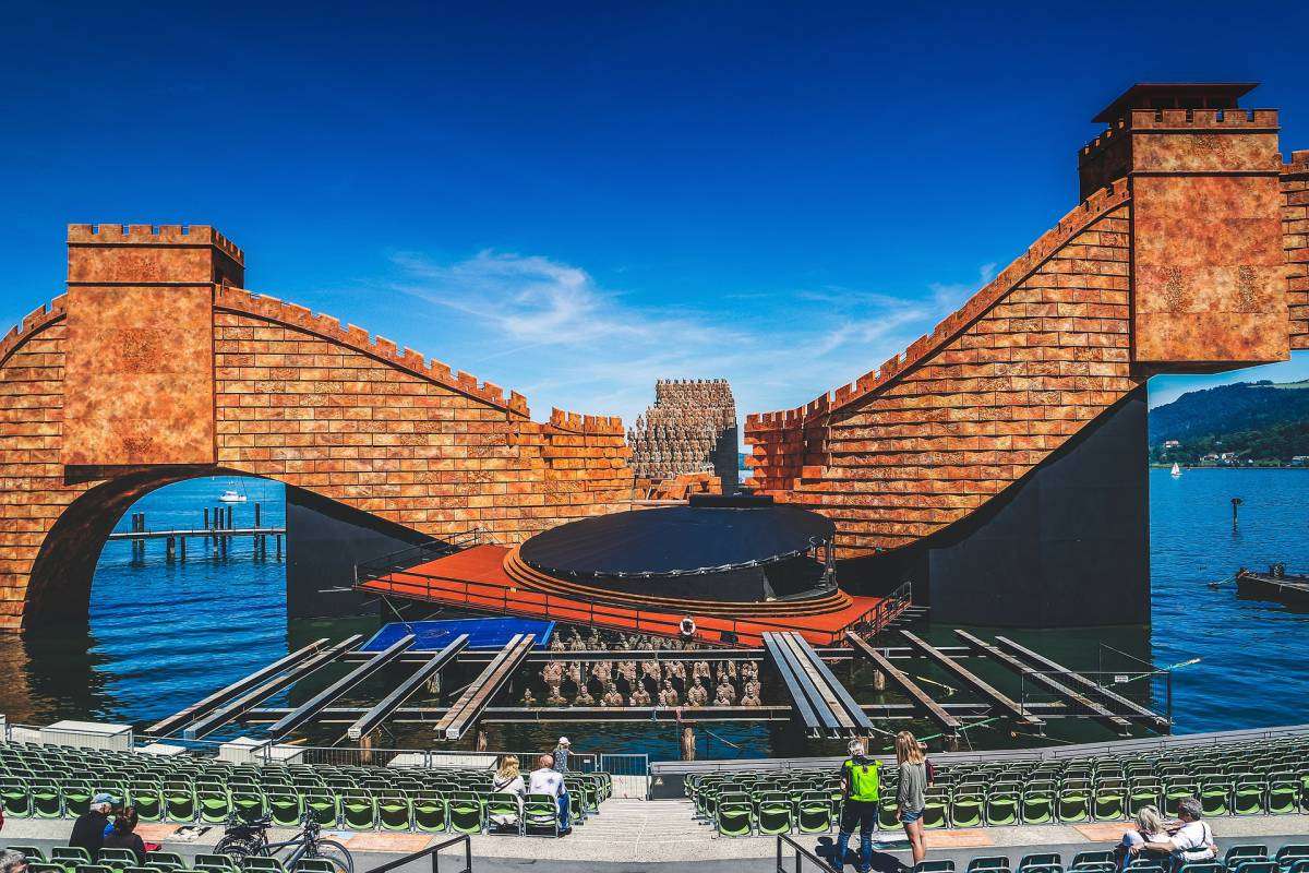 Teatro Bregenz am See Vorarlberg Austria rompecabezas en línea