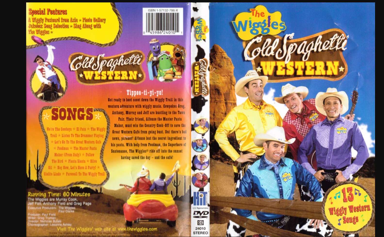 Wiggles Cold Spaghetti Western 2004 DVD онлайн пъзел