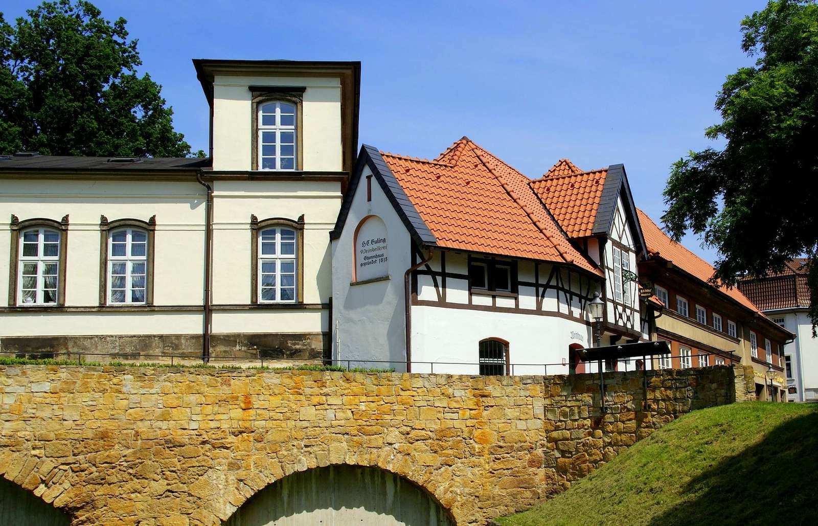 Historické město Peine v Německu online puzzle