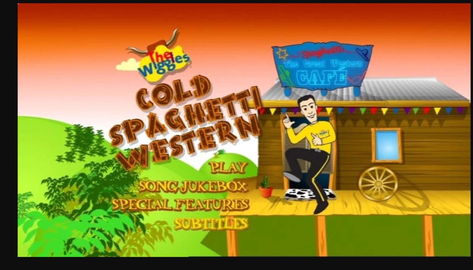 Menú de DVD Cold Spaghetti Western Wiggles 2004 rompecabezas en línea