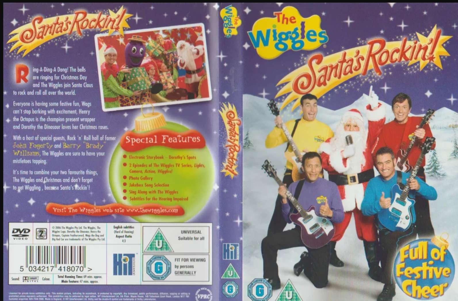 Дядо Коледа Рокин Уигълс 2004 DVD онлайн пъзел
