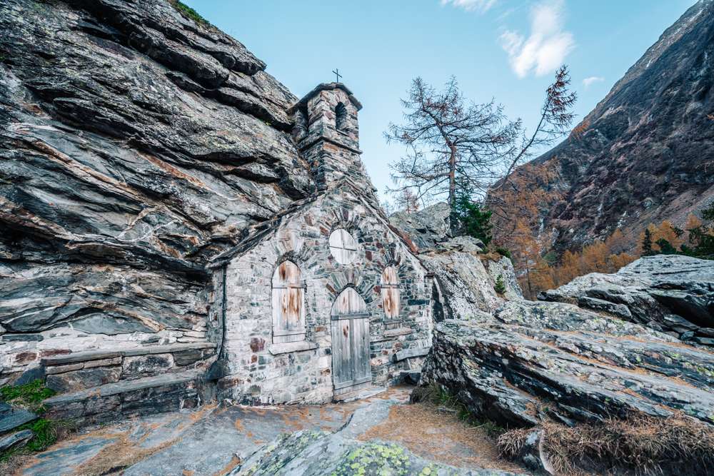 Matrei Felsenkapelle Tirol Австрія пазл онлайн