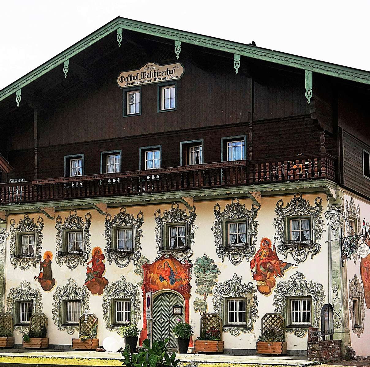 Lüftelmalerei Tirol Austria puzzle online