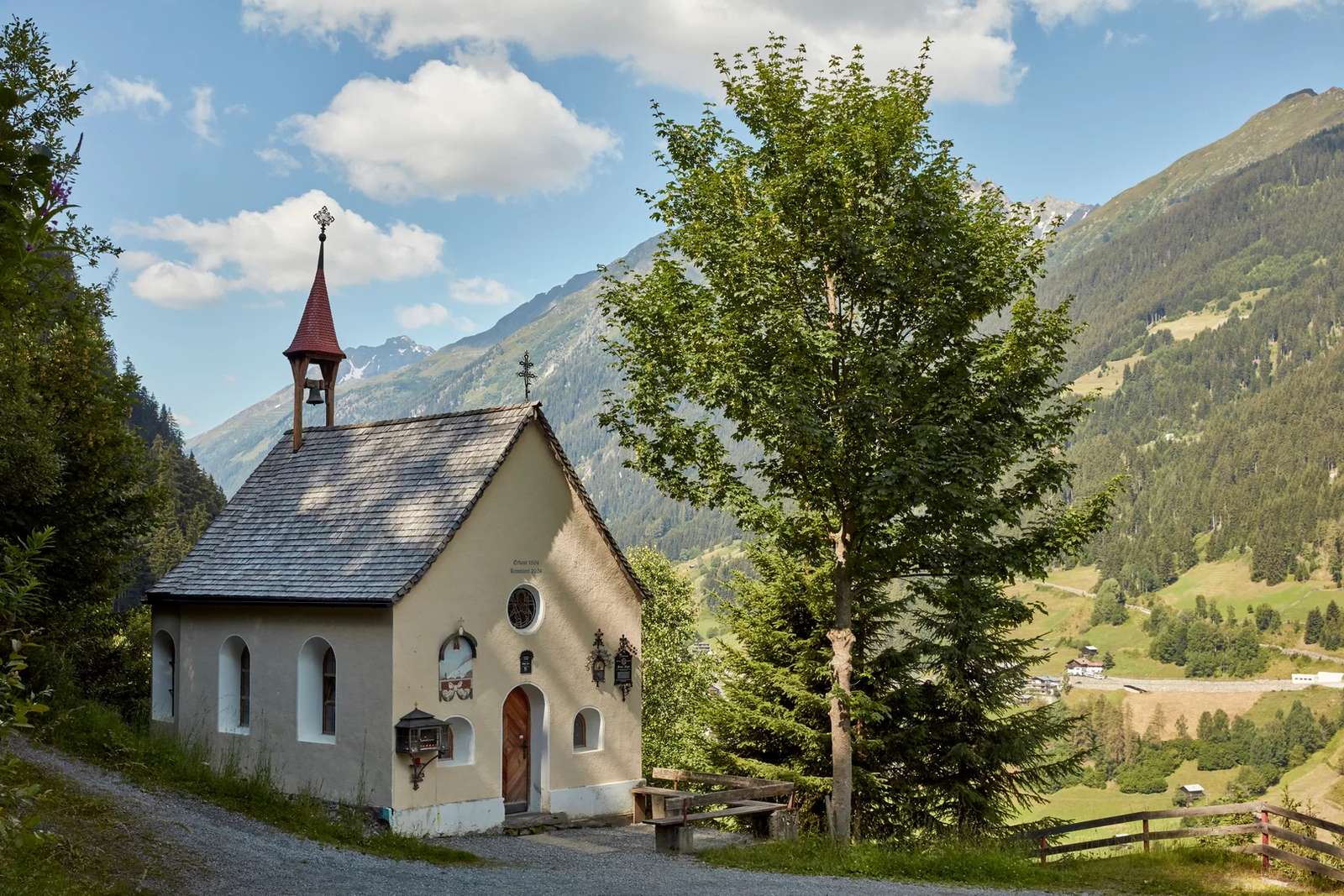 Kappl Paznaun Tyrolsko Rakousko skládačky online