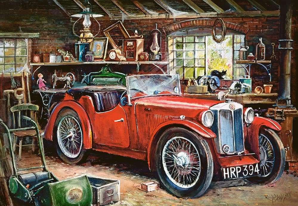 The red roadster jigsaw puzzle online