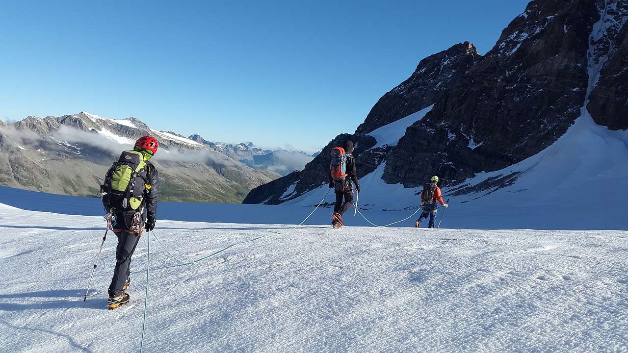 Bergstur på hög höjd Pussel online