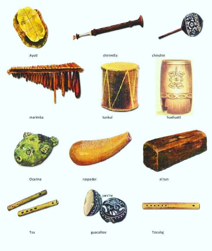 Guatemalai natív hangszerek online puzzle
