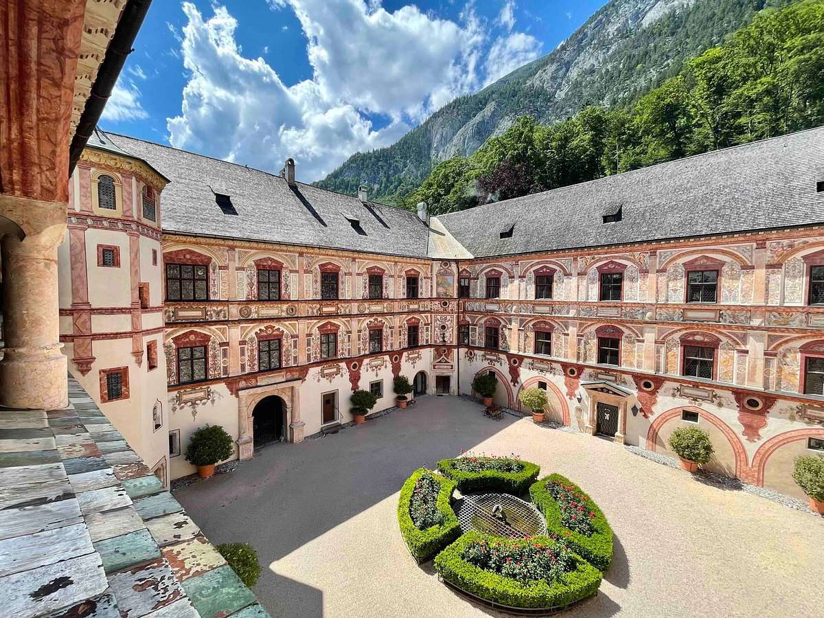 Tratzbergkasteel Tirol Oostenrijk online puzzel