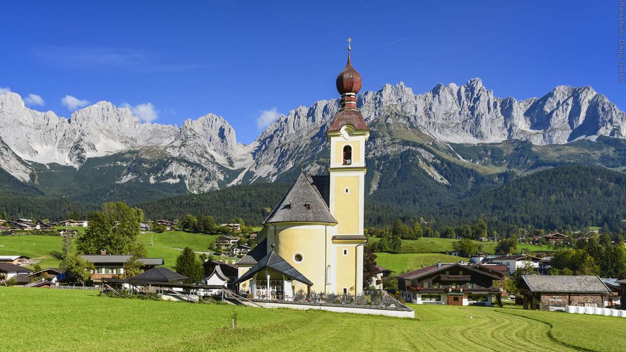 Ellmau Tyrol Österrike Pussel online