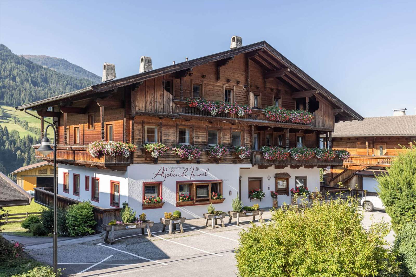 Alpbach Tyrolsko Rakousko online puzzle
