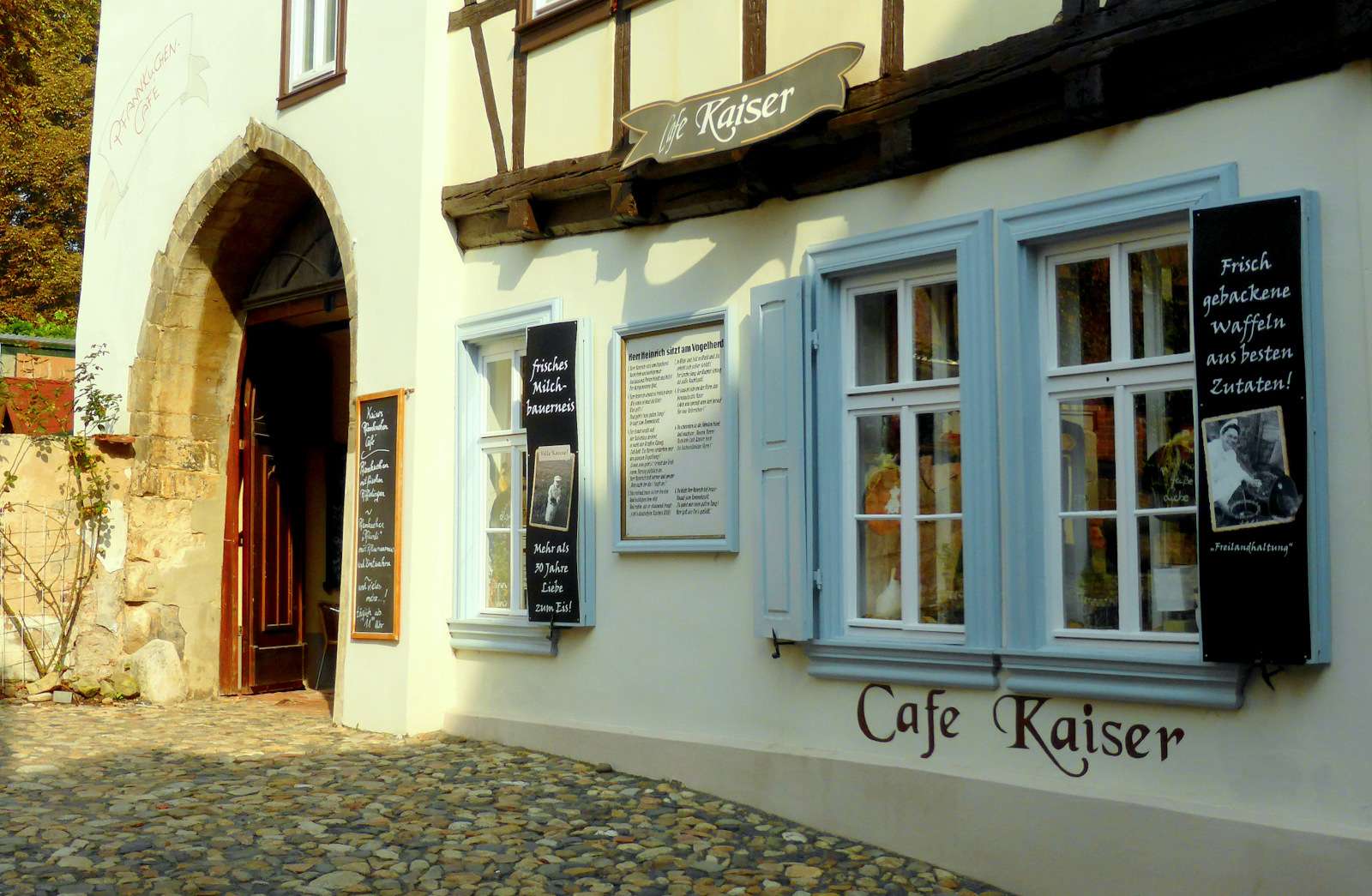Café Kaiser, Quedlinburg Online-Puzzle