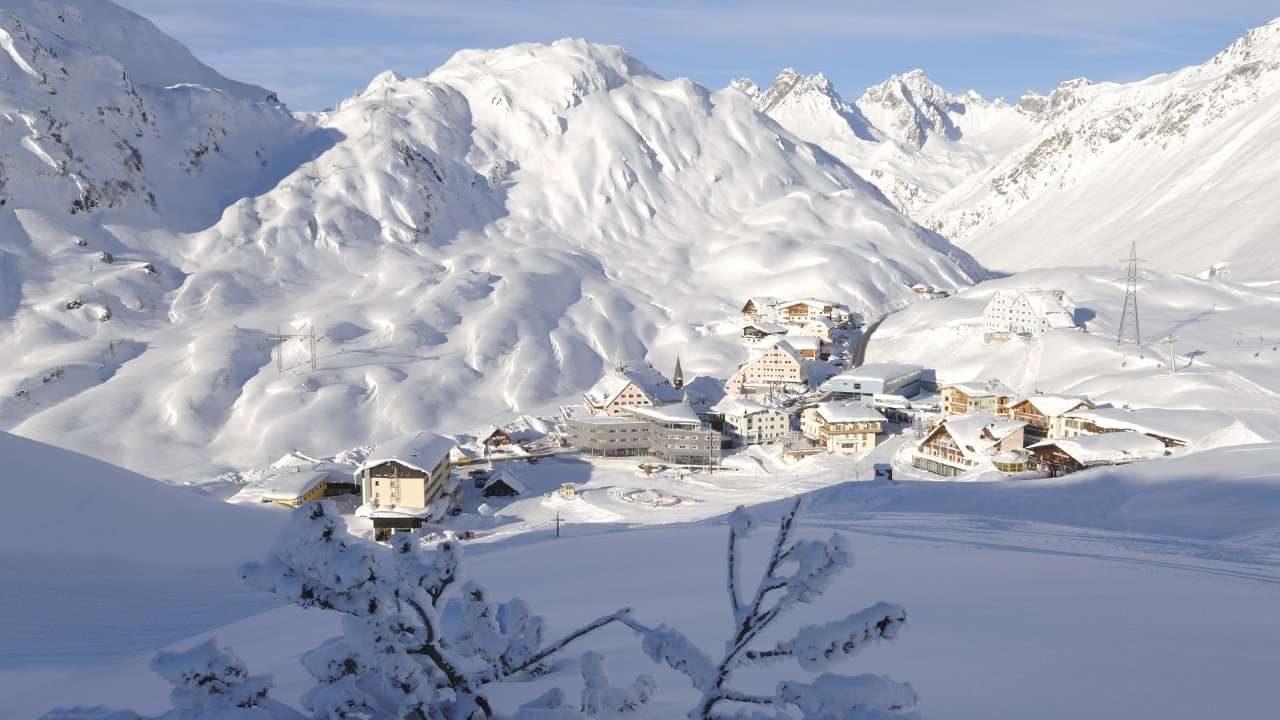 St Anton Arlberg Tirol Austria rompecabezas en línea