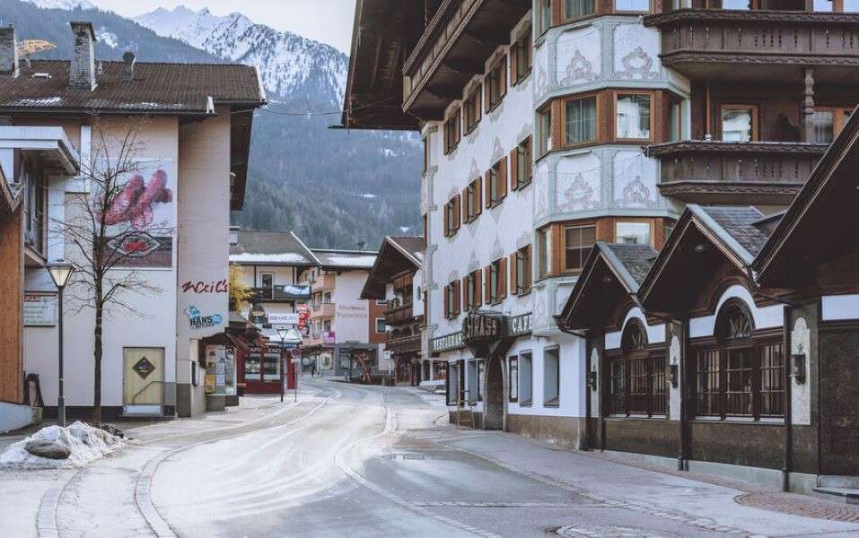 Mayrhofen Tirol Österreich Puzzlespiel online
