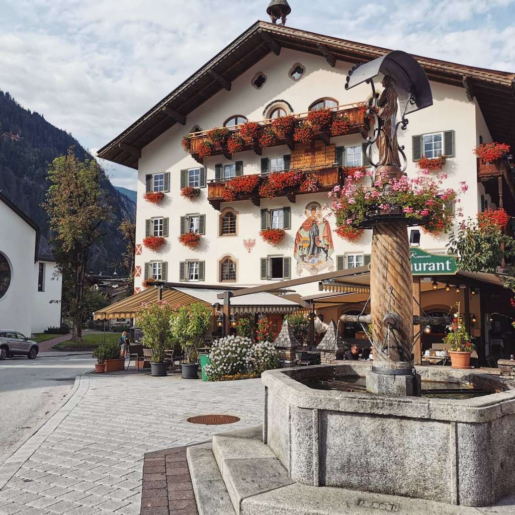 Mayrhofen Tyrolsko Rakousko online puzzle