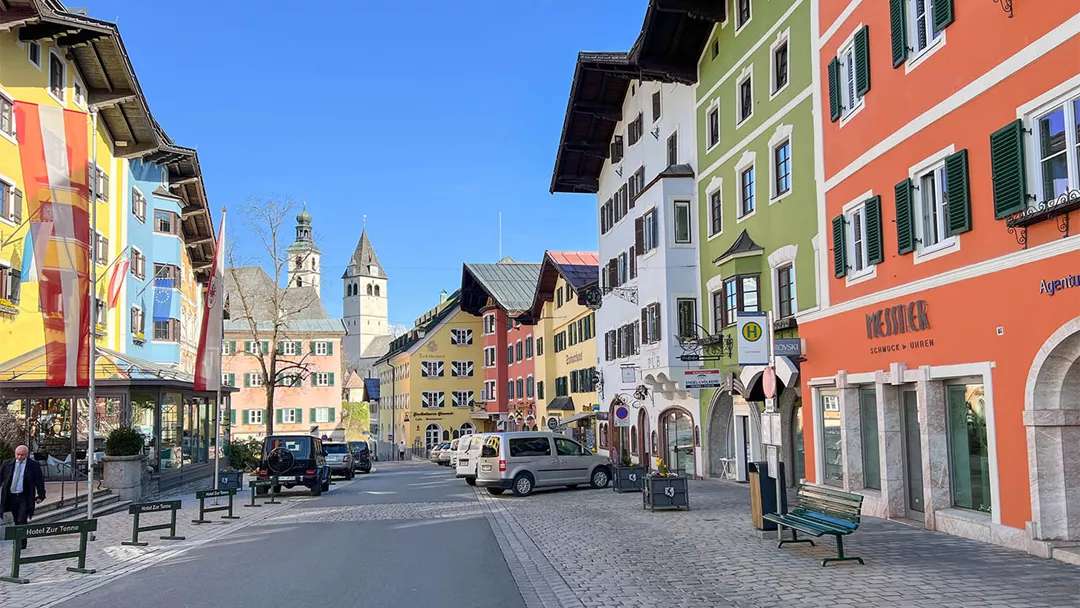 Kitzbuehel Tyrolsko Rakousko skládačky online