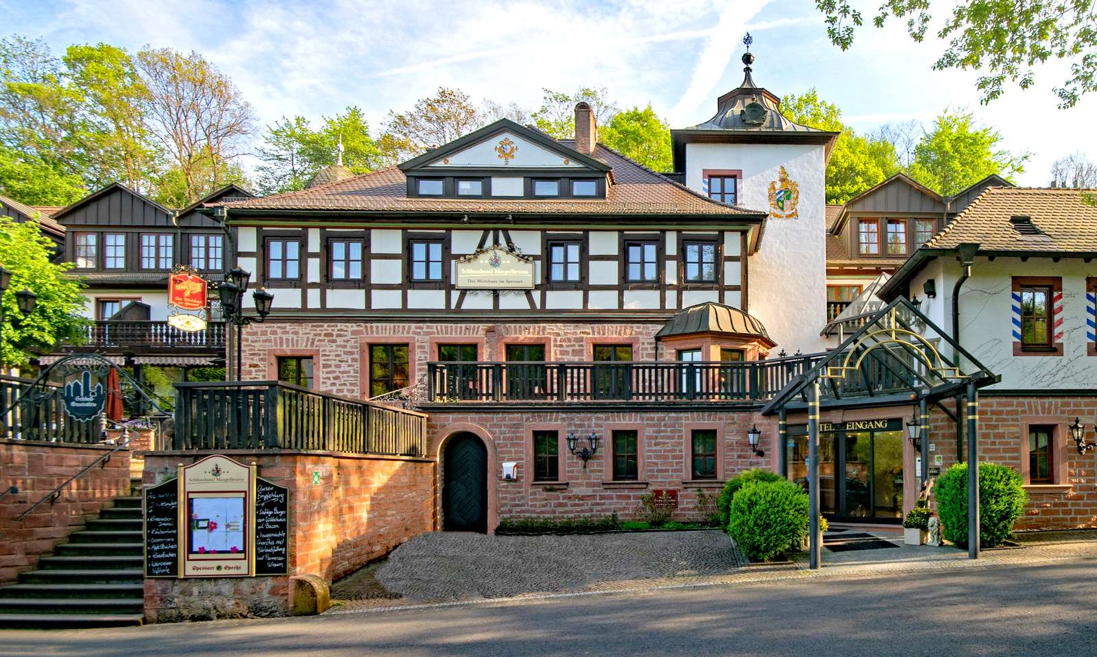 Хотел Rügers Forstgut (Германия, Меспелбрун) онлайн пъзел