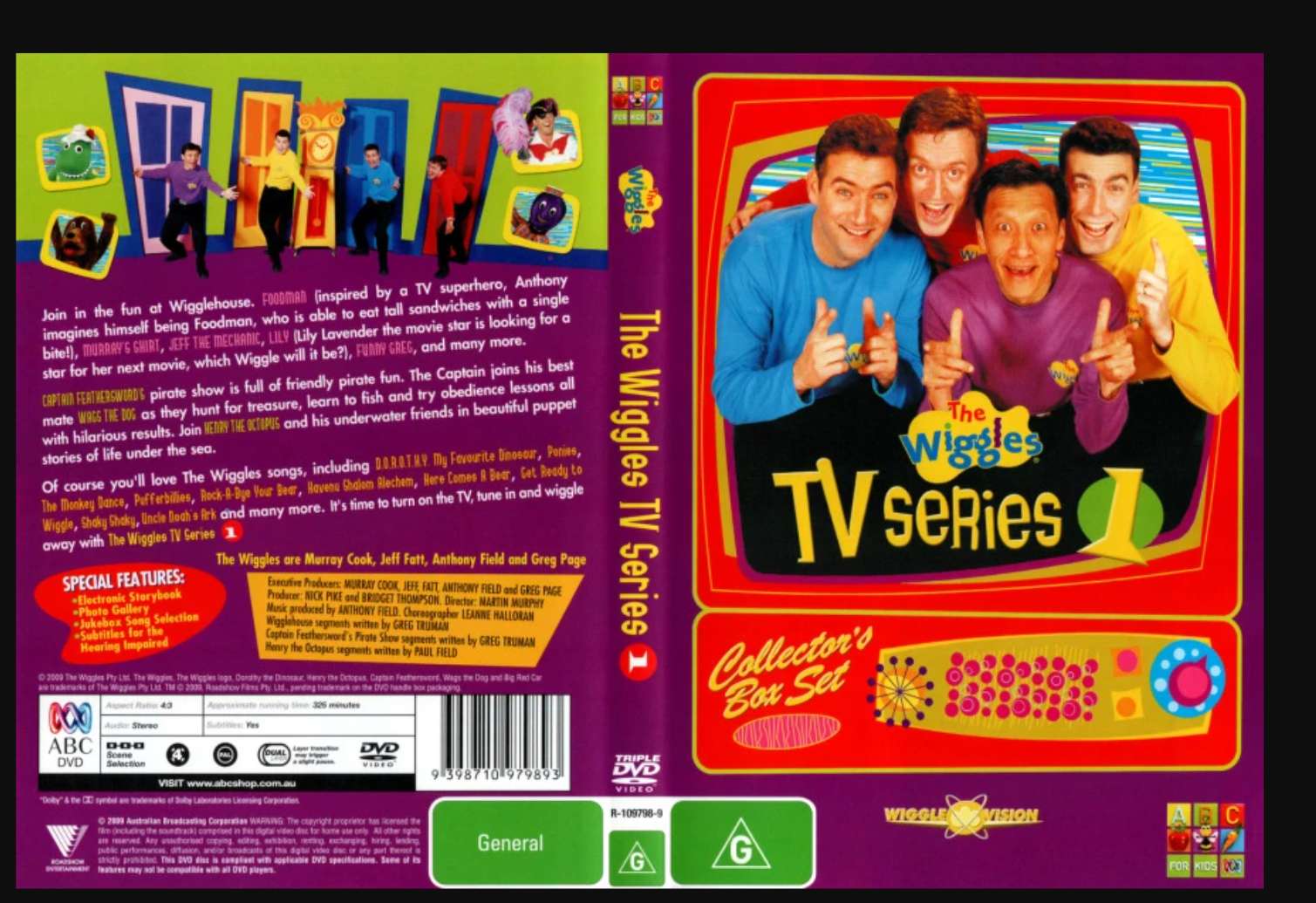 TV seriál 1 The Wiggles Collector Box skládačky online