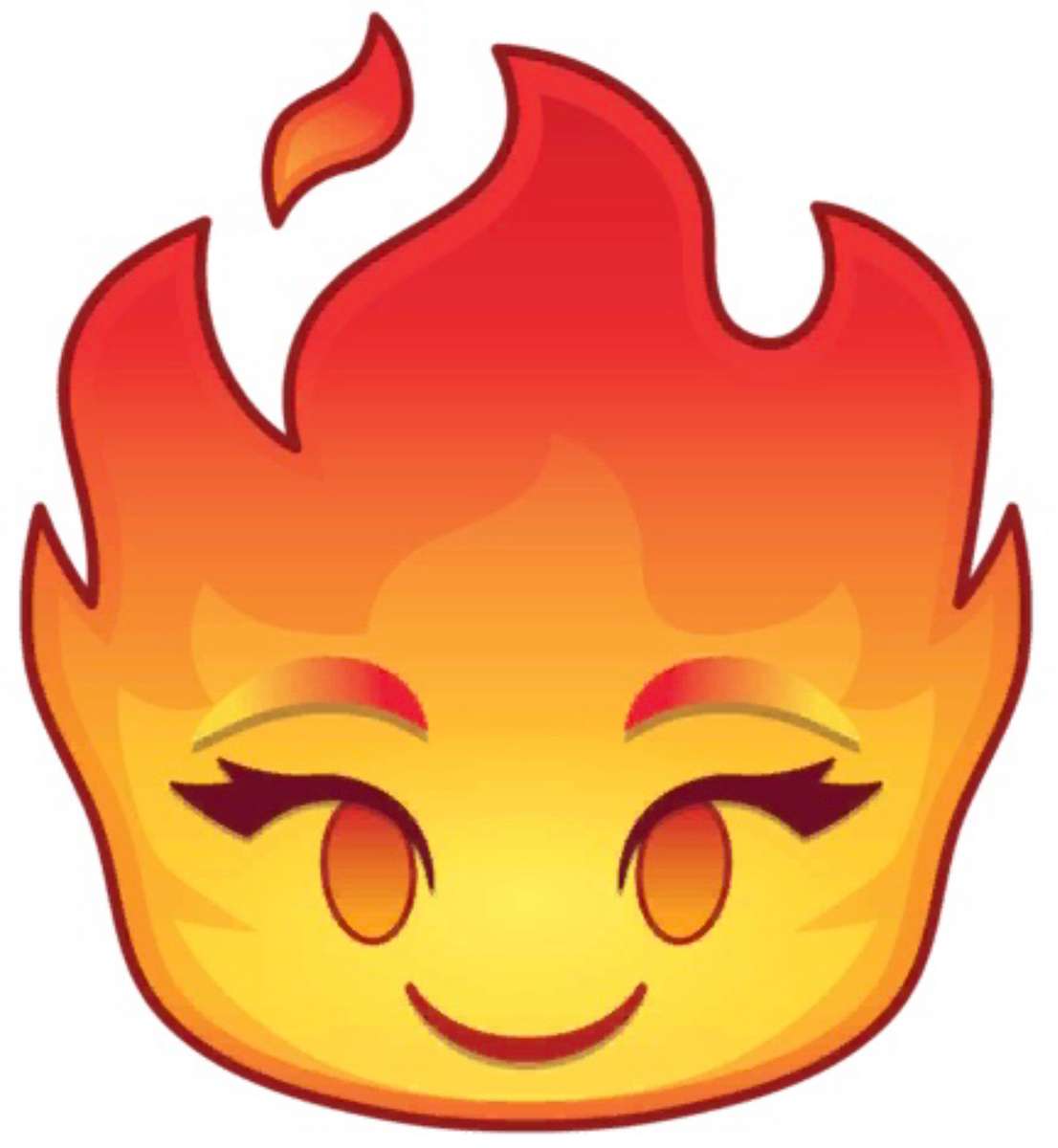 Elementär: Emoji Ember❤️❤️❤️❤️❤️ Pussel online