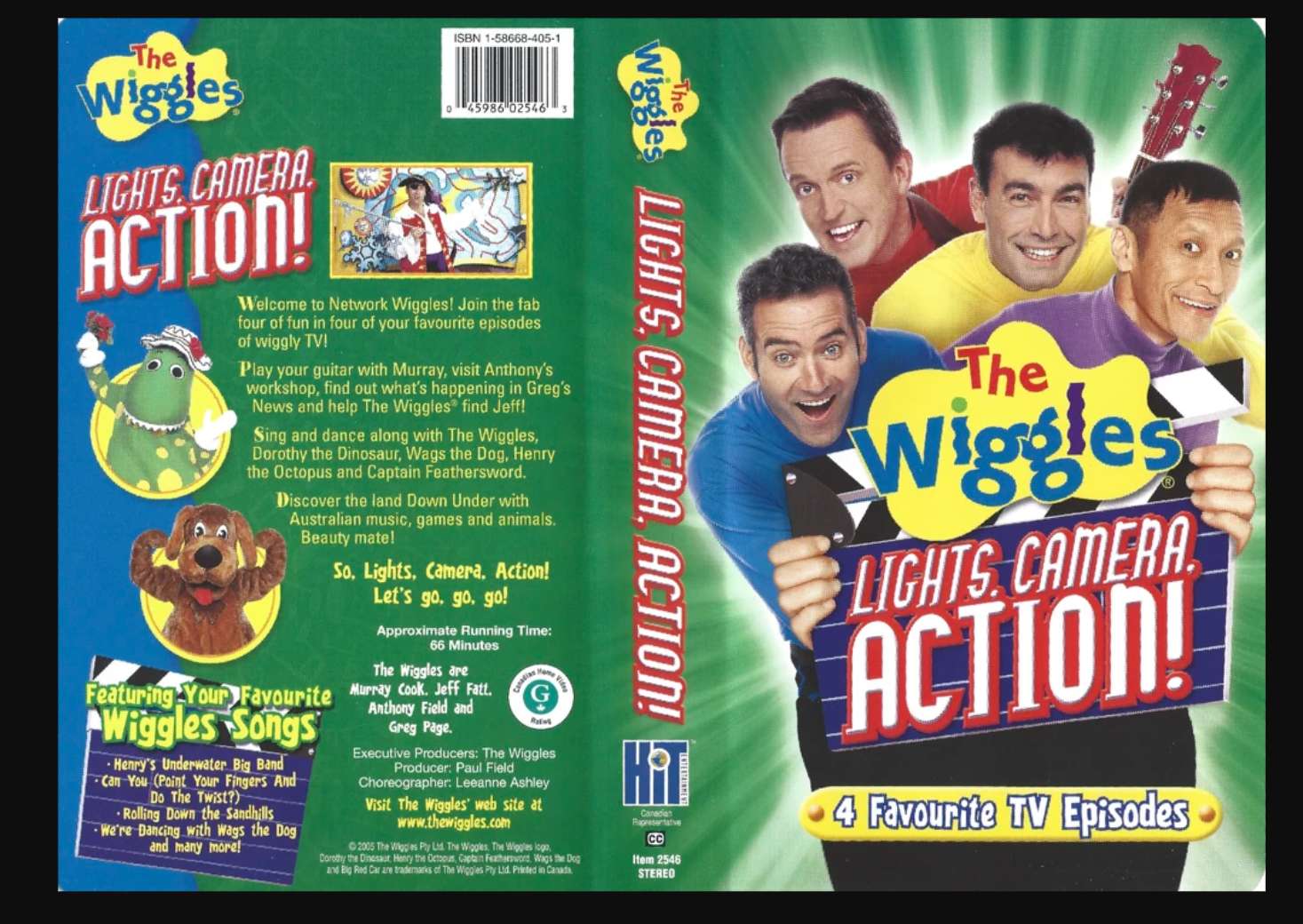 Lights Camera Action Wiggles DVD 2005 онлайн пазл