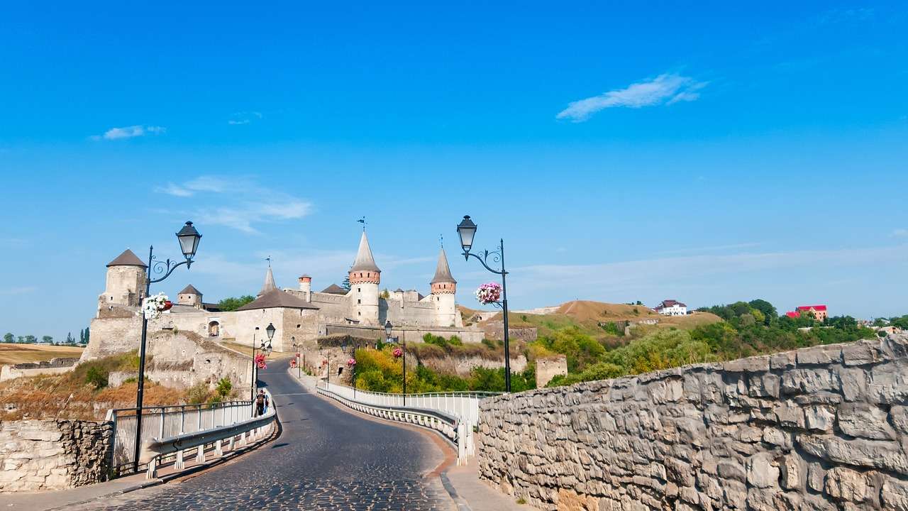 Крепость, Замок, Украина пазл онлайн
